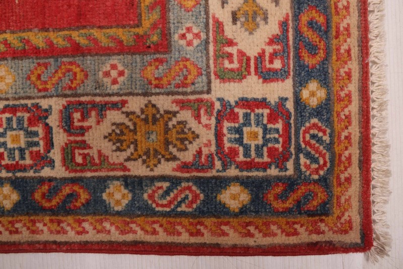 Vintage Hand-Knotted Area Rug 5'0" x 6'9" Traditional Oriental Wool Carpet gallery