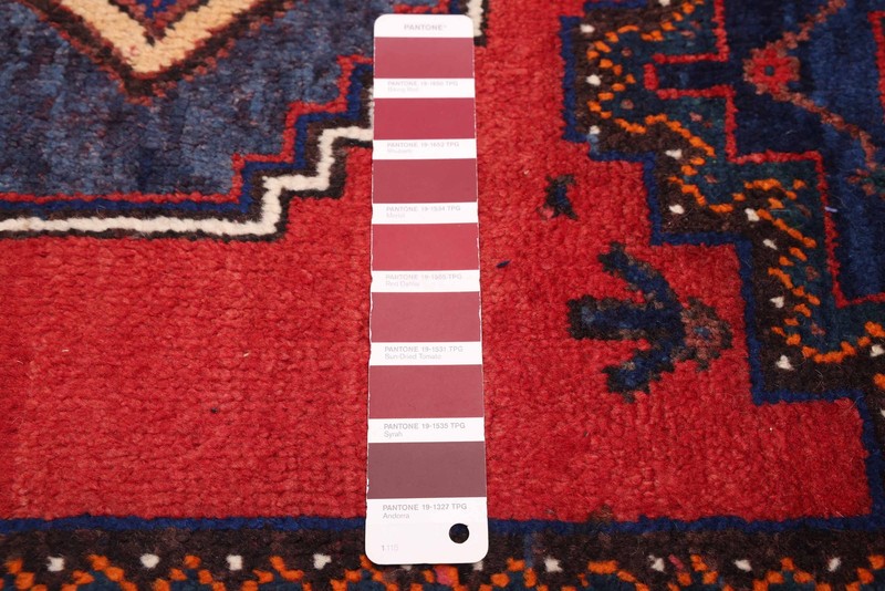 Vintage Hand-Knotted Area Rug 4'10" x 6'6" Traditional Oriental Wool Carpet gallery