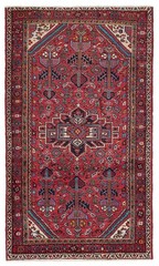 Vintage Hand-Knotted Area Rug 5’2″ x 9’1″ Traditional Wool Carpet