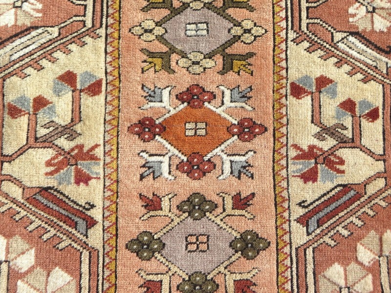 Oriental Wool Carpet, Area Rugs, Milas Boho Rug, Handmade Carpet Teppich 46"x79" gallery