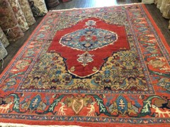 Authentic Turkish 1970’s Azeri Rug Hand Knotted By Woven Legends