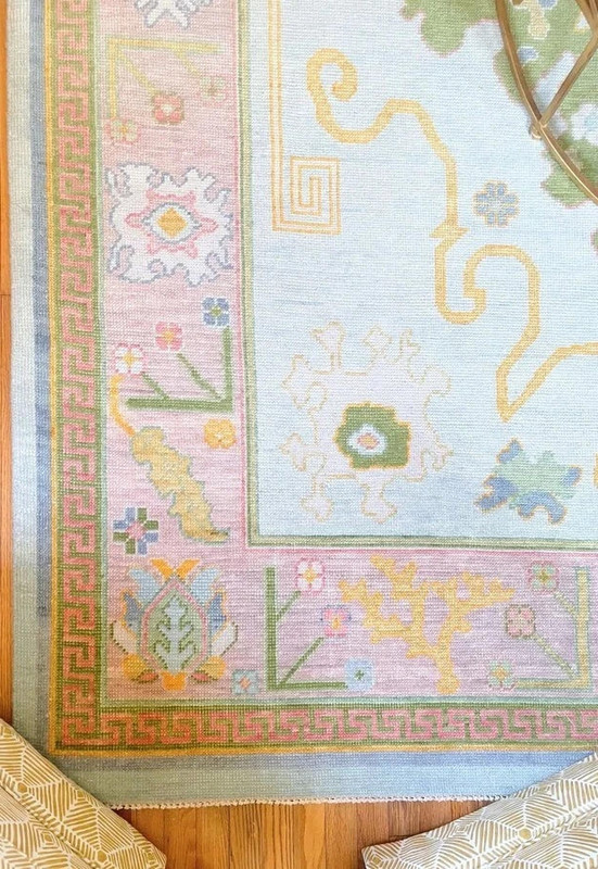 Muted Wool Turkish Oushak Rug 8x10 9x12 10x14 12x15 Hand Knotted Bedroom Carpets gallery