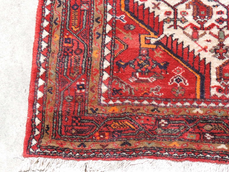 5x10ft. Vintage Hamedan Malayer Wool Runner gallery