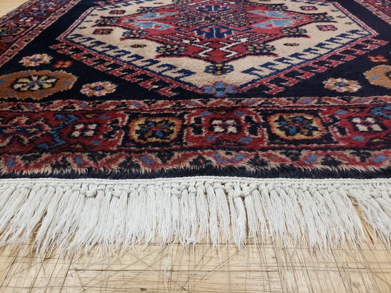 3x5 TURKISH KAZAK KARAJEH VINTAGE AUTHENTIC HAND WOVEN 100% WOOL ORIENTAL RUG gallery
