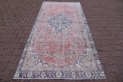Oushak Oriental Carpet Anatolian Hand Knotted Livingroom Large Area Rug 5x9ft