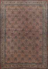 Antique Floral Accent Rug 4×6 Hand-knotted Wool Traditional Style for Any Room