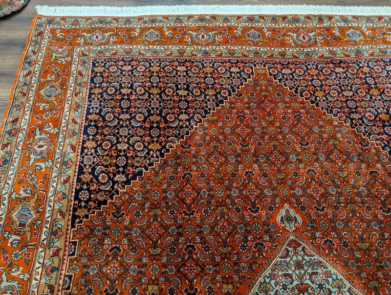 Per'sian Bidjar Rug 8x12, Herati Mahi Pattern, Wool Hand Knotted gallery