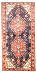Traditional Vintage Hand-Knotted Carpet 3’9″ x 7’10” Wool Area Rug