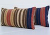 Rectangular Turkish Wool Cushion Set (2 Pieces, 60x30 cm) 24"X12" Wool Cushions gallery