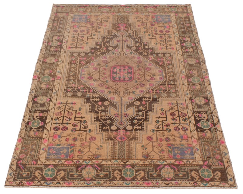 Traditional Vintage Hand-Knotted Area Rug 4'6" x 7'5" Oriental Wool Carpet gallery