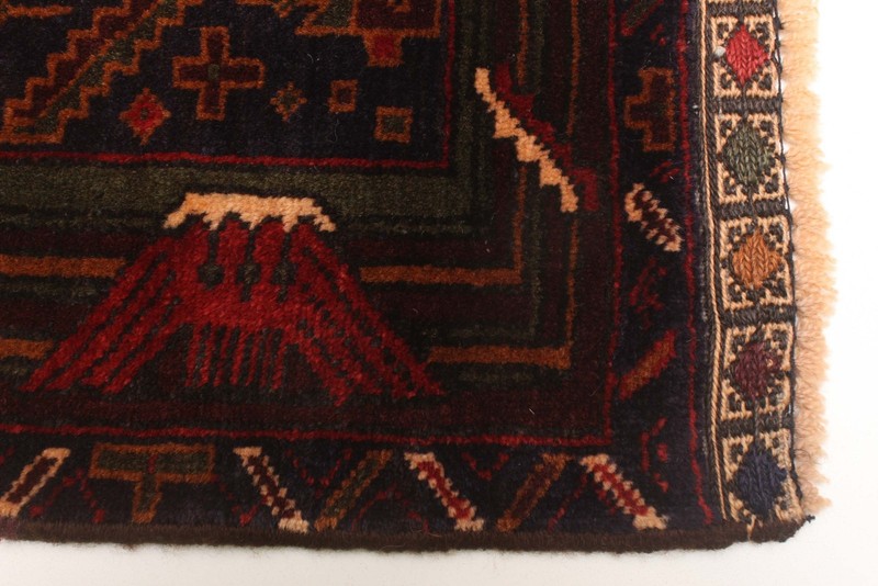 Vintage Hand-Knotted Area Rug 2'10" x 4'4" Traditional Oriental Wool Carpet gallery