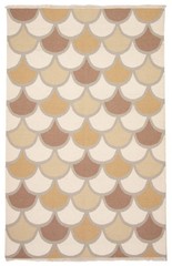Vintage Hand Woven Area Rug 5’1″ x 8’0″ Traditional Wool Oriental Carpet