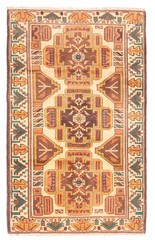 Vintage Traditional Hand-Knotted Area Rug 2’8″ x 4’4″ Oriental Wool Carpet