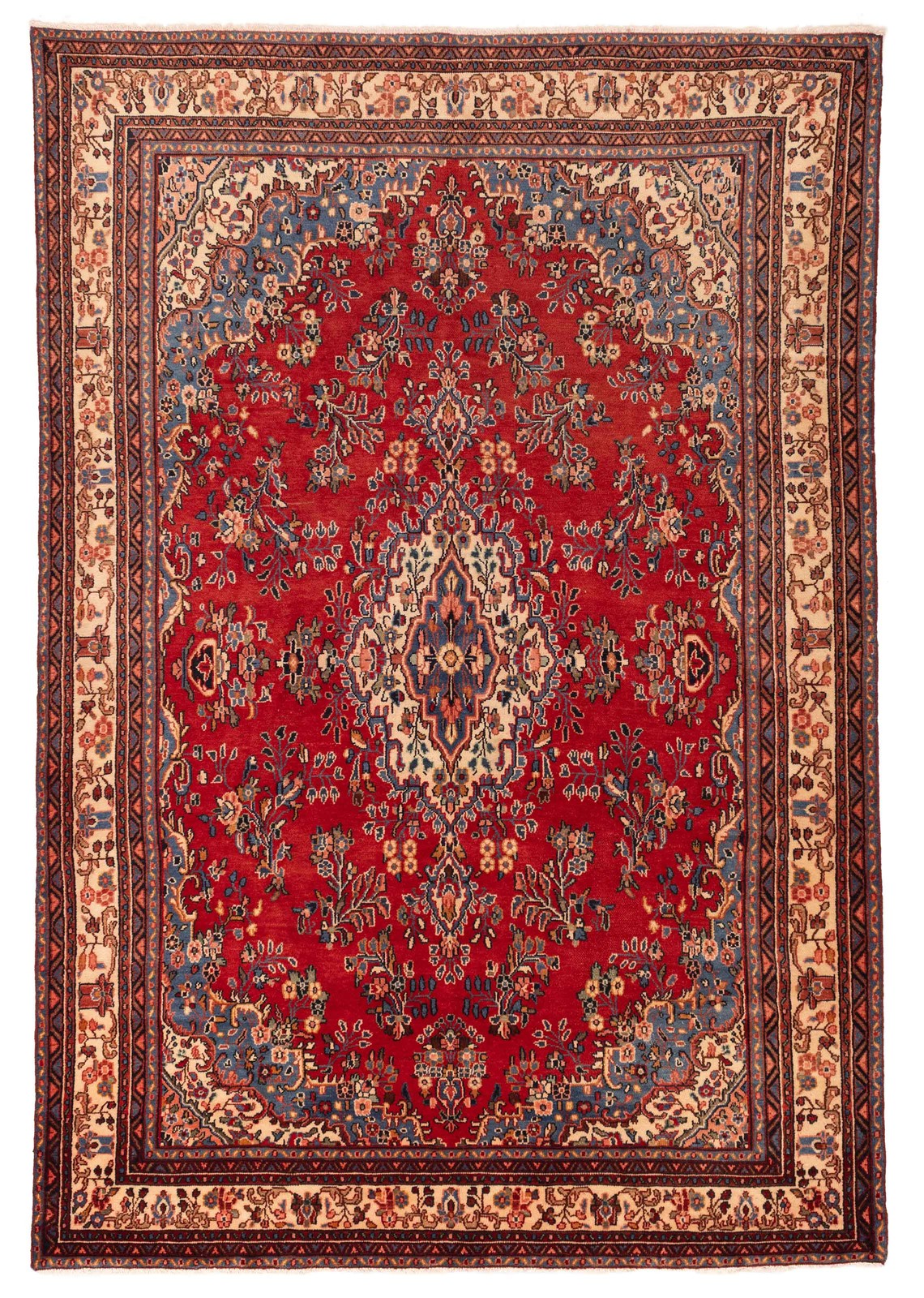 Vintage 8'4" x 11'10" Traditional Hand Knotted Vegetable Dye Wool Area Rug gallery