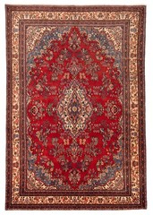 Vintage 8’4″ x 11’10” Traditional Hand Knotted Vegetable Dye Wool Area Rug