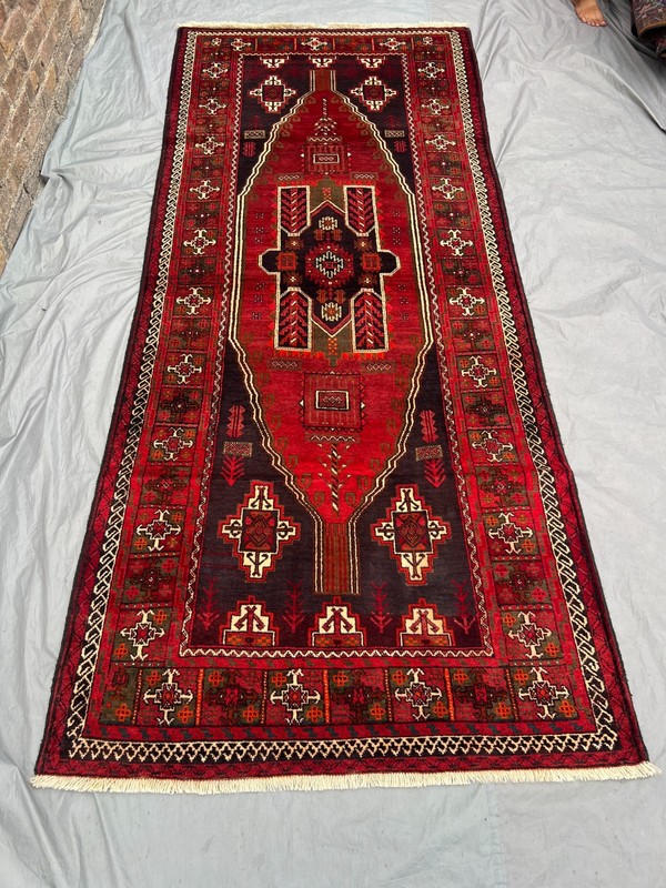 5x9 Vintage Afghan Mowri Turkmen Wide Rug Hand Knotted Wool Oriental Boho Carpet gallery