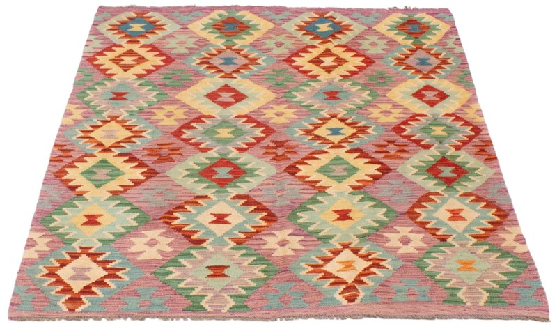 Vintage 5'0" x 6'4" Traditional Wool Hand Woven Oriental Area Rug gallery