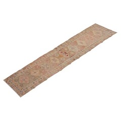 Vintage Runner,Oushak Rug,Floor Rug,2’11 X 12’2 feet Runner Rug,Turkish Runner