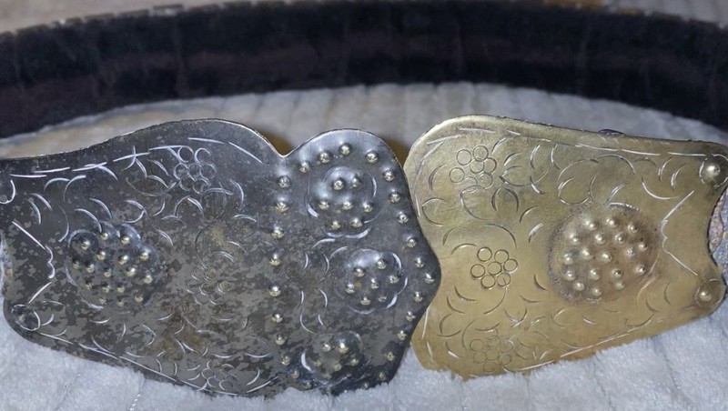 Vintage Ottoman Turkish Bridal Ceremonial Belt Late 19 Century Early 20th Balkan gallery
