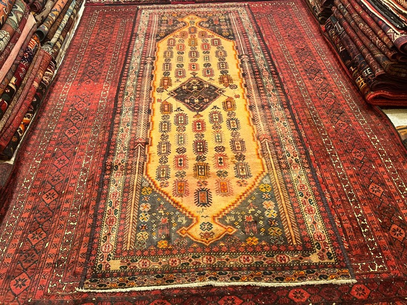COLLECTORS' ITEM Antique Natural Vegetable Dye Maresali Group Both's Azerbaijani gallery