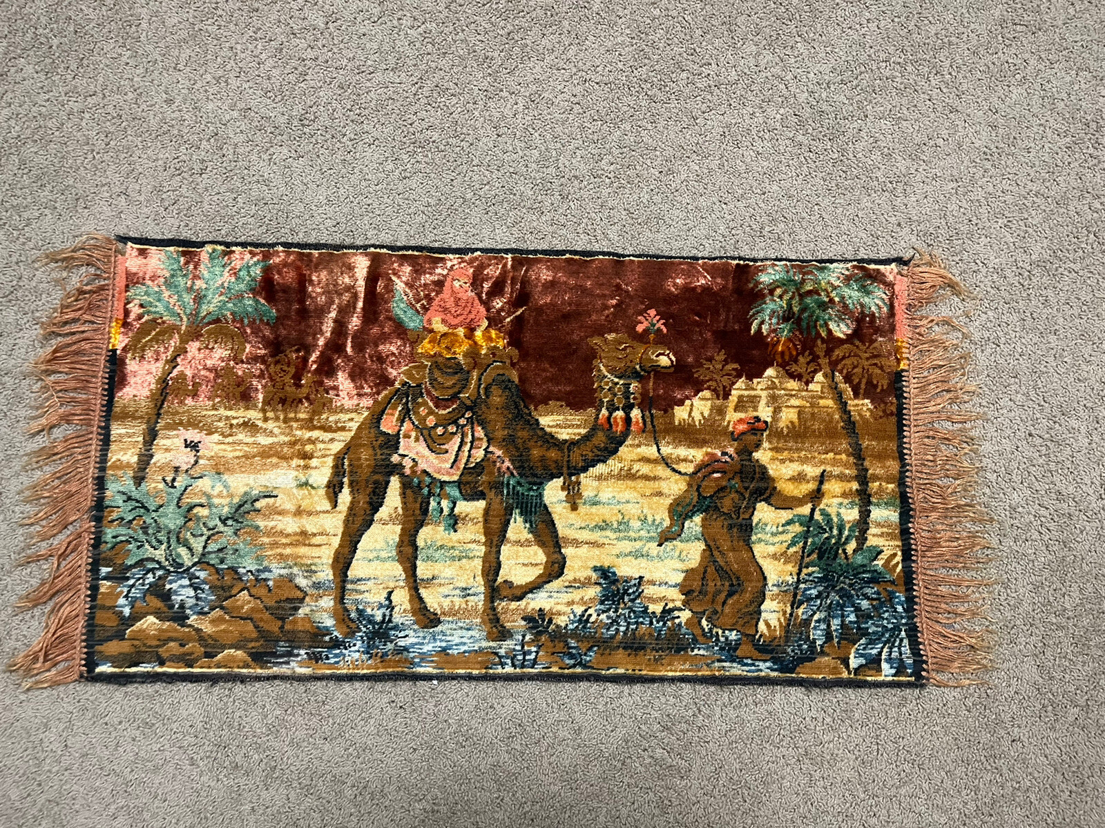 Vintage Middle Eastern Wall Tapestry gallery