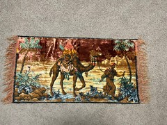 Vintage Middle Eastern Wall Tapestry