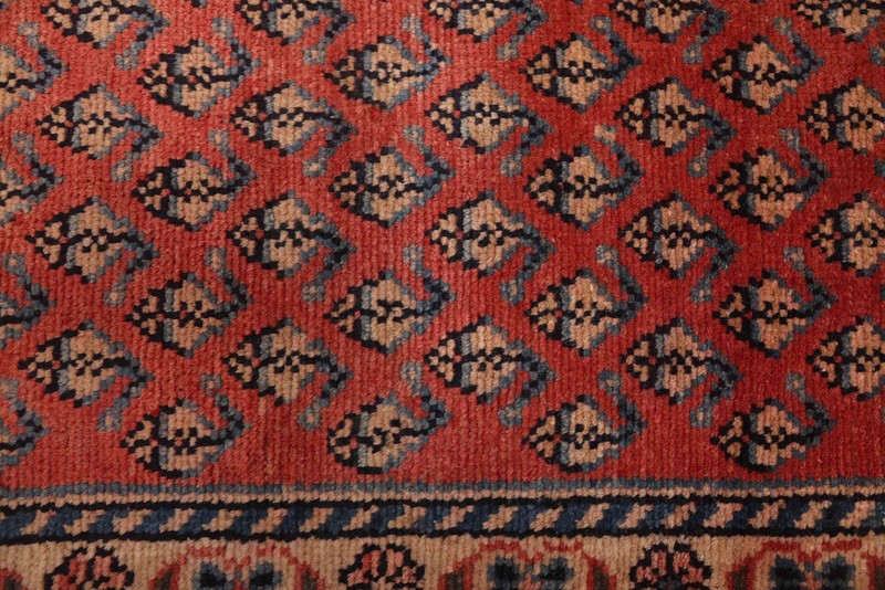 Vintage 3'7" x 6'8" Traditional Hand Knotted Vegetable Dye Wool Area Rug gallery