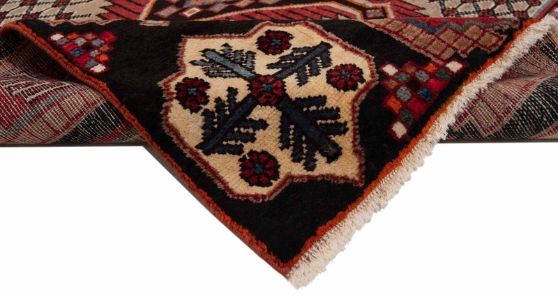 Koliai Hand Knotted Persian Rug 260 x 137cm - Nomadic, Oriental, Red, Carpet,... gallery