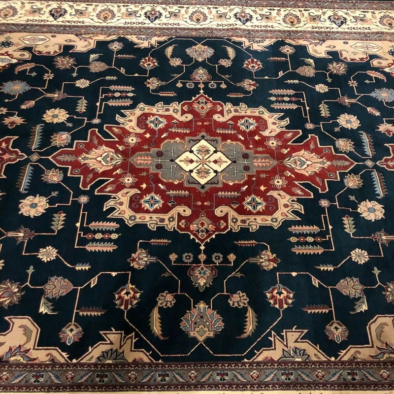 High Quality Handmade In Pakistan Area Rug 9x13 Geometric Design Tribal Pattern gallery