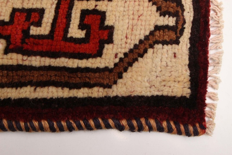Vintage 5'4" x 5'10" Traditional Hand Knotted Vegetable Dye Wool Area Rug gallery