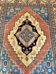235 X 300 cm COLLECTORS’ ITEM Stunning Natural Vegetable Dye Tribal Kazak Carpet