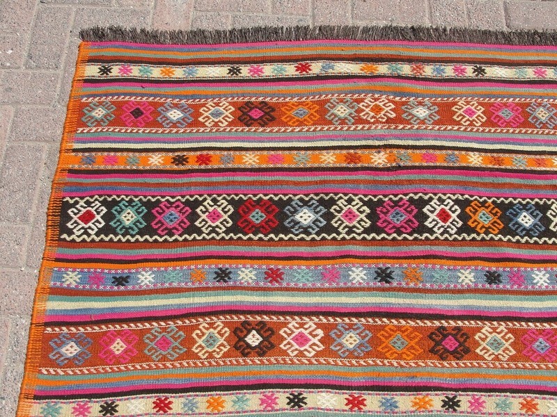 5x7 Handmade wool kilim carpet rugs - rugs for living room gallery