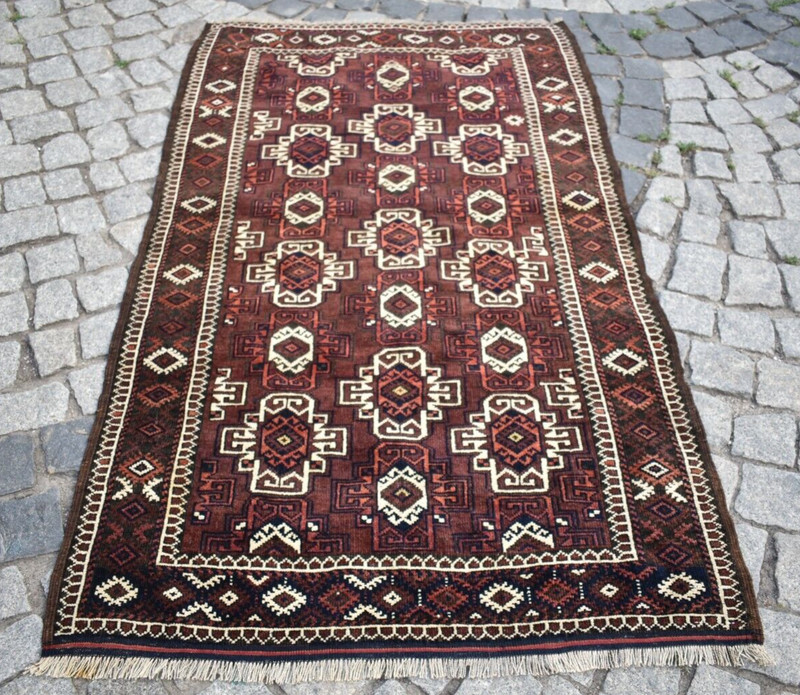 Antique Tribal Rug 38'' x 64'' Collector's Item Tribal Rug Hand-knotted Wool Rug gallery