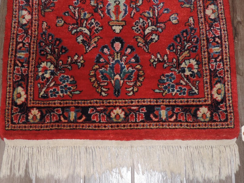 2x6ft. Vintage Sarouk Wool Runner gallery