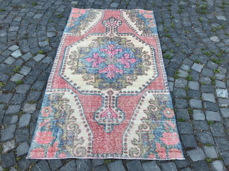 Handmade Rug Turkish Area Rug Vintage Rug Oushak Rug Antique Rug Bohemian Rug gallery