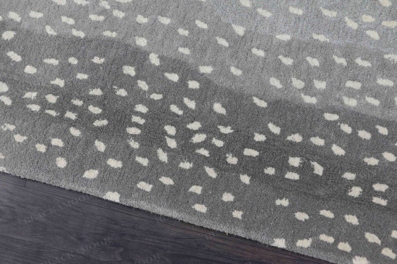 Antelope Chetah Animal Grey Contemporary Handmade Tufted 100% Woolen area rug gallery