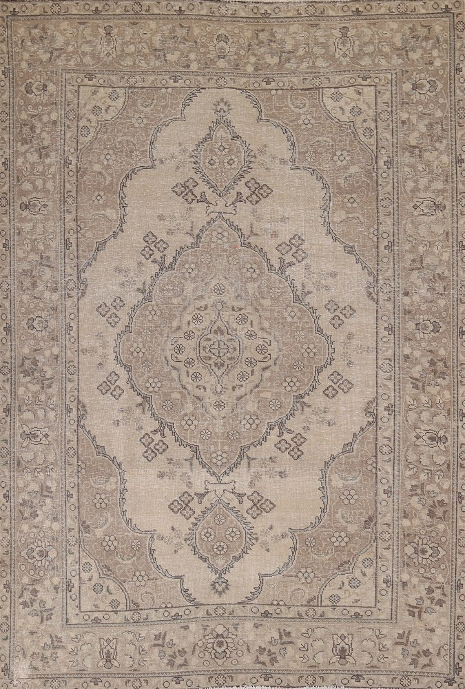Beige/ Brown Handmade Area Rug 7x10 Medallion Traditional Home Decor Classic Rug