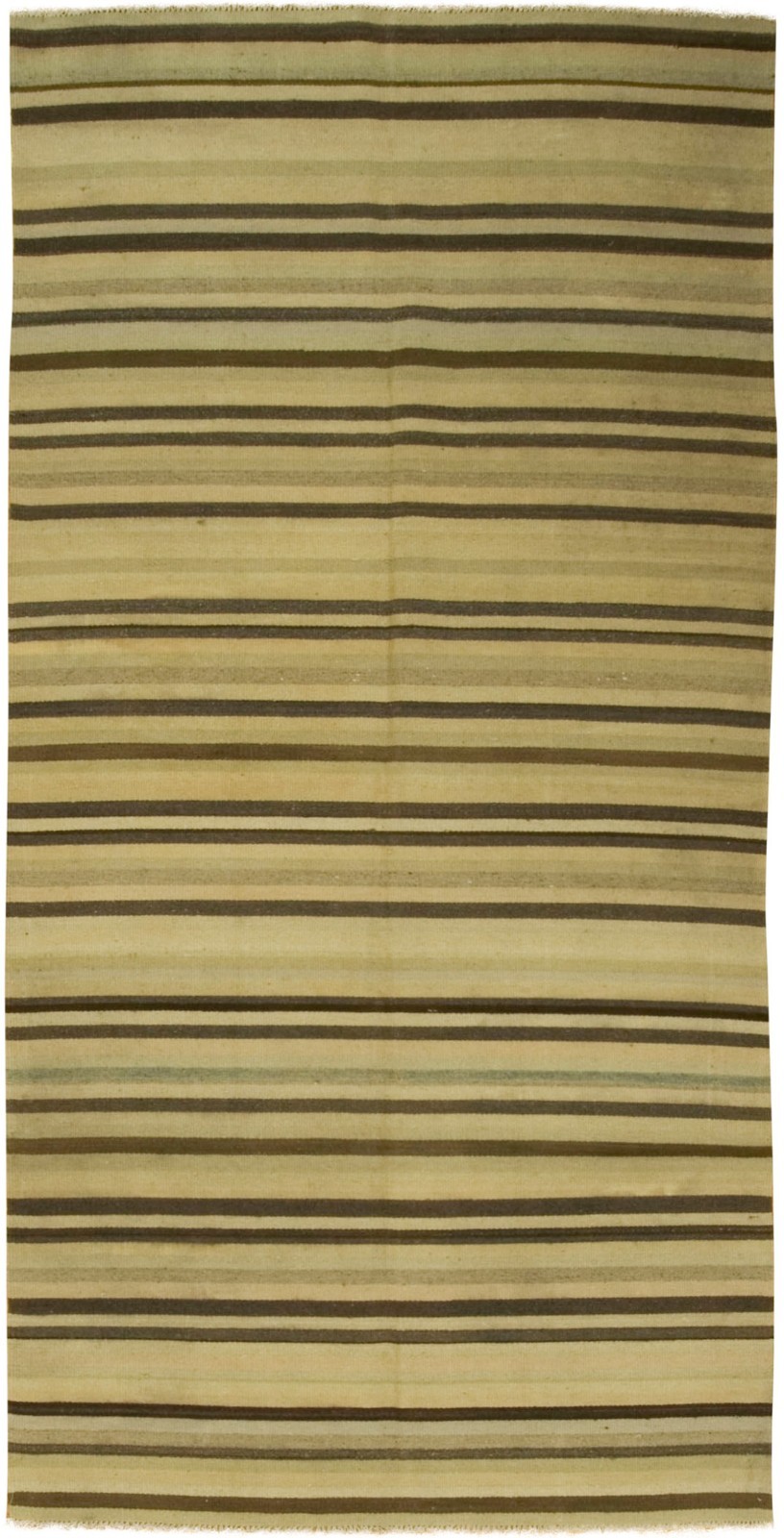 Vintage Turkish Hand Woven Kilim Area Rug 4′9″ × 9′9″ e22362 gallery