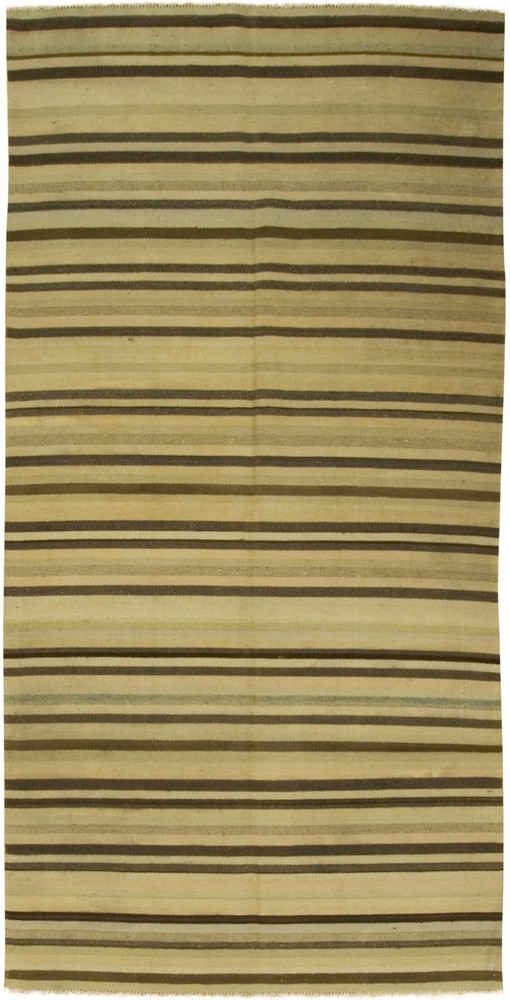Vintage Turkish Hand Woven Kilim Area Rug 4′9″ × 9′9″ e22362