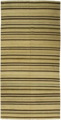 Vintage Turkish Hand Woven Kilim Area Rug 4′9″ × 9′9″ e22362