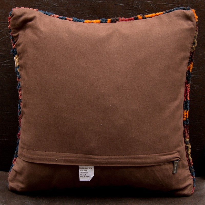 16"x16" 40x40 Hand Knotted Turkish Wool Carpet Rug Vintage Pillow Cover Cushion gallery