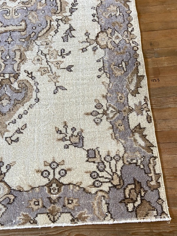 3.6x6.5 ft Rug, Vintage Rug, Area Rug, Handmade Rug, Purple Rug, Bedroom Rug gallery