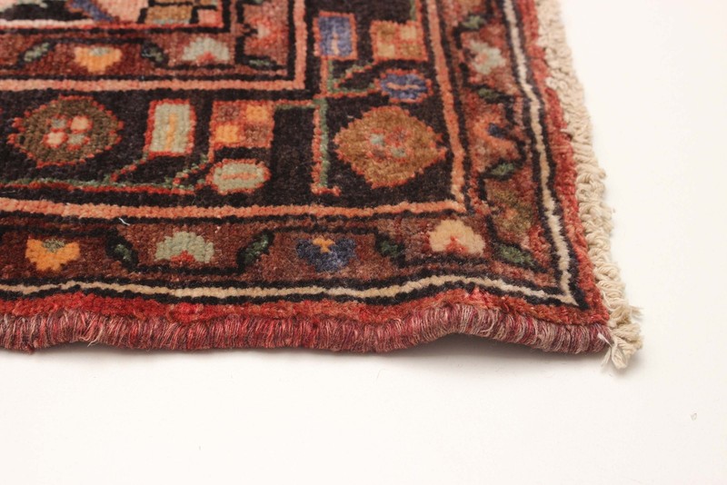 Vintage Hand-knotted Runner Rug 3'11" x 9'10" Traditional Oriental Wool Carpet gallery