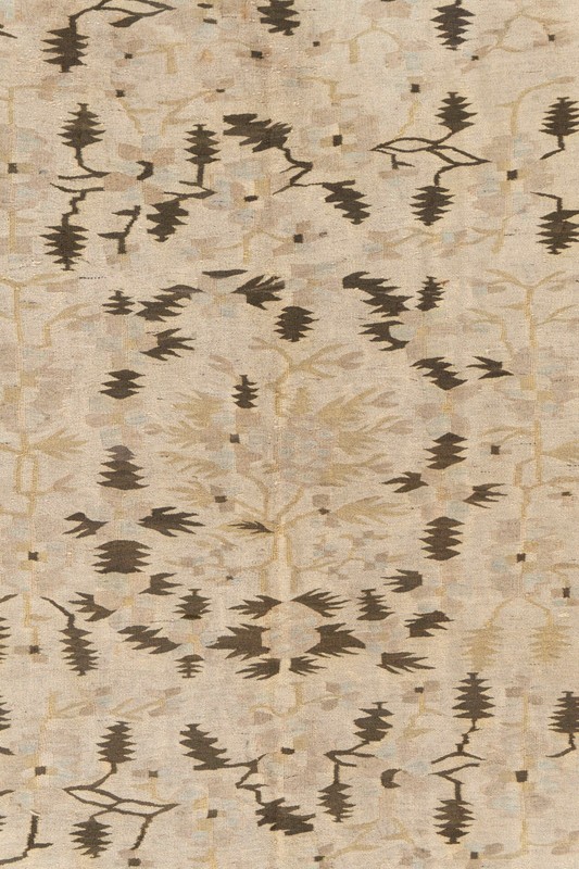 Antique Circa 1920 Tan Bessarabian Hand Knotted Rug 5'7 X 8'11 E21647 gallery