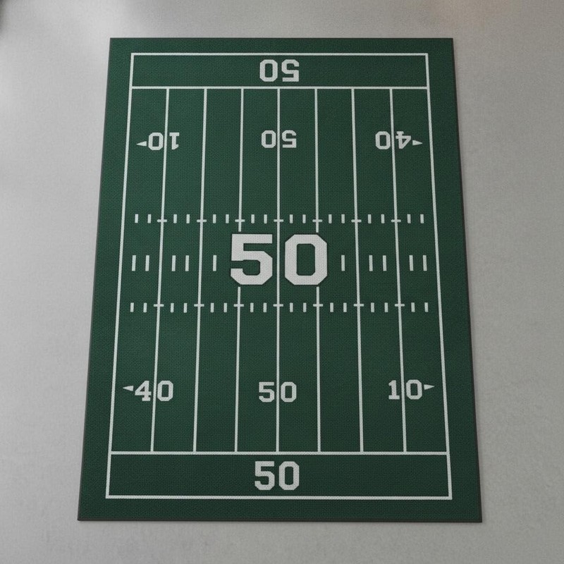 American Football Field Area Rug Sports Field Throw Rug Carpet for Home Décor gallery