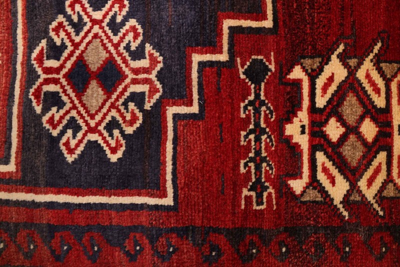 Vintage 5'3" x 6'7" Traditional Hand Knotted Vegetable Dye Wool Area Rug gallery