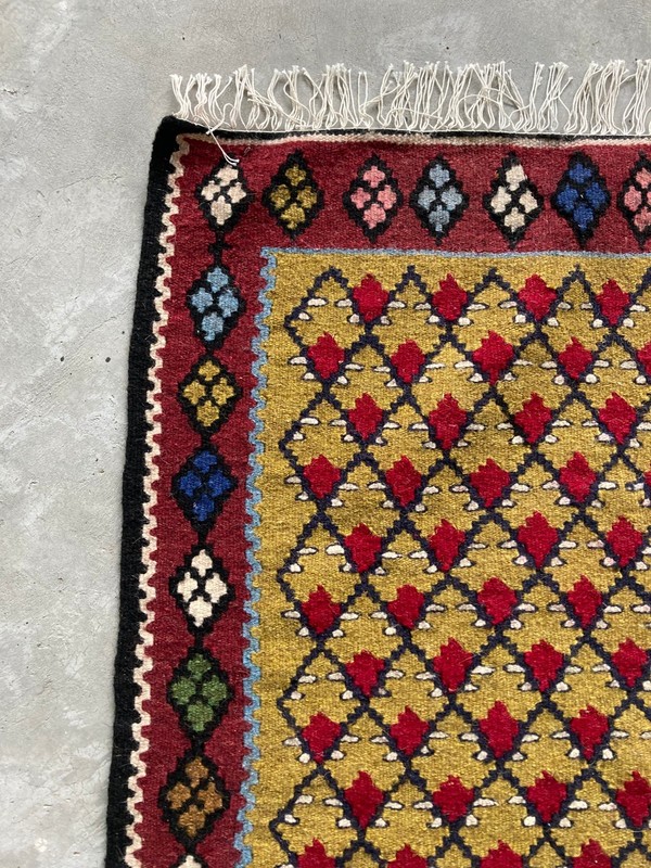 Vintage Traditional Handcraft Turkish Kilim Rug for Home Décor 84x63 cm gallery