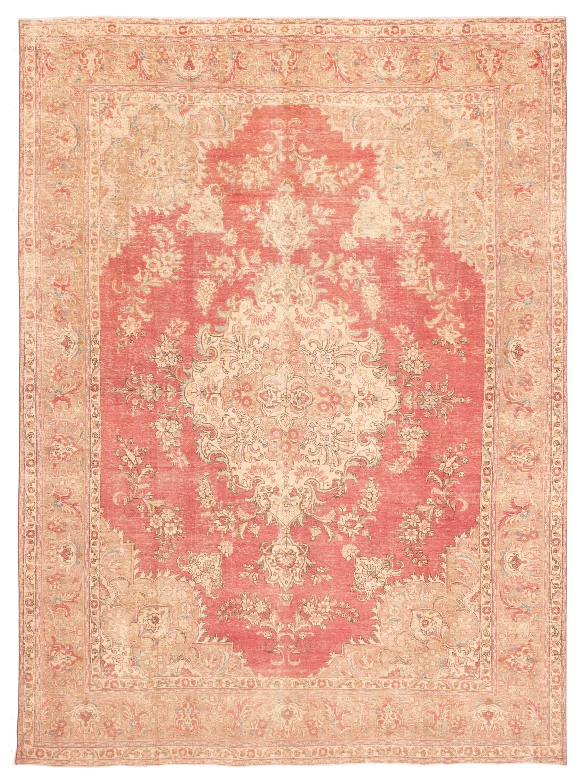 Traditional Vintage Hand-Knotted Area Rug 9'6" x 12'9" Oriental Wool Carpet gallery
