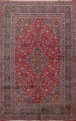 Vintage Traditional Kashmar Living Room Area Rug 6×9 Kork Wool Hand-made Carpet