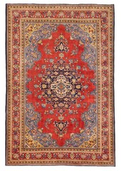 Traditional Vintage Hand-Knotted Area Rug 7’5″ x 10’6″ Oriental Wool Carpet